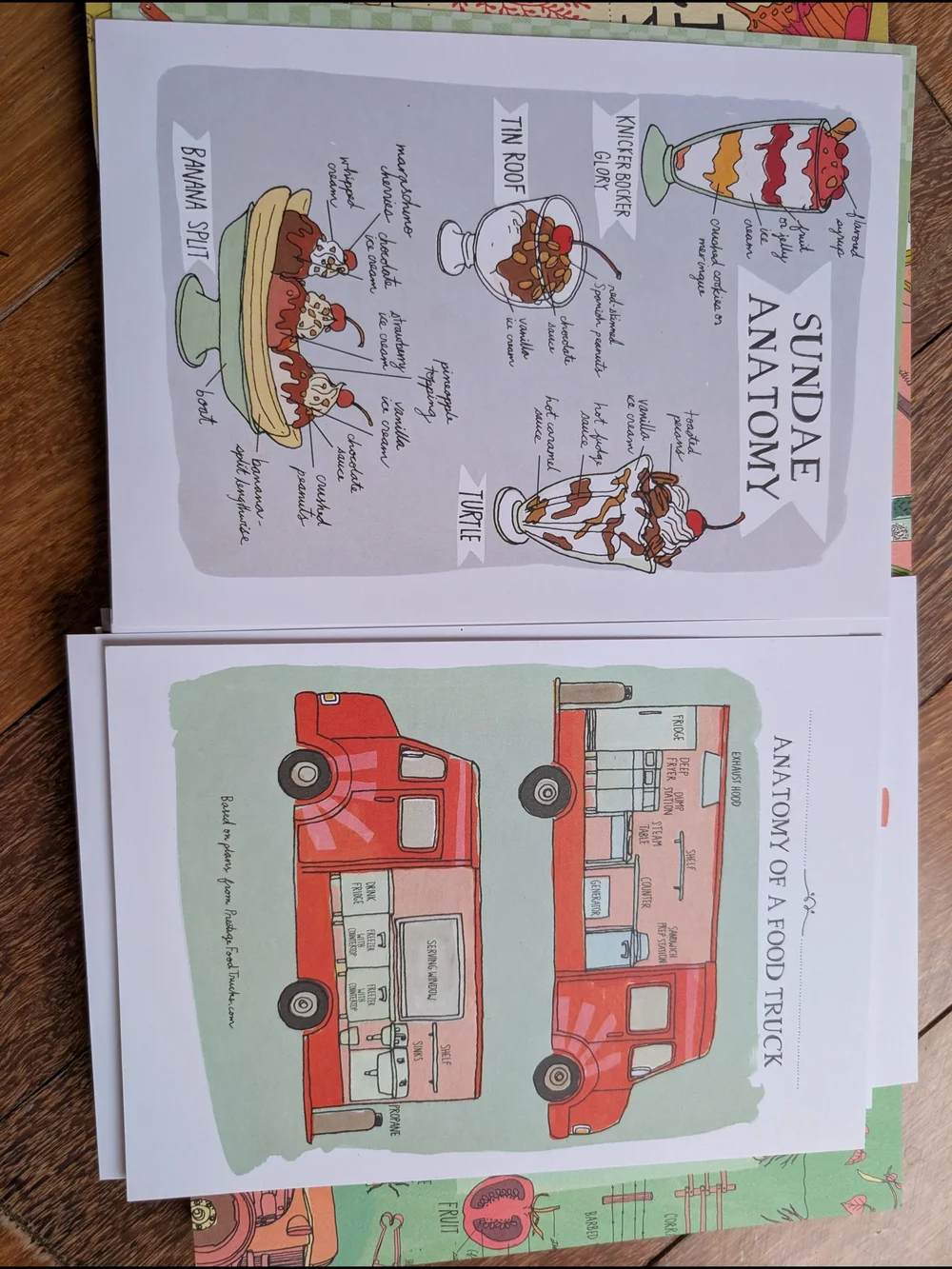 Julia Rothman Nature, Farm & Food Anatomy Boxed Set - Multi 3 Books